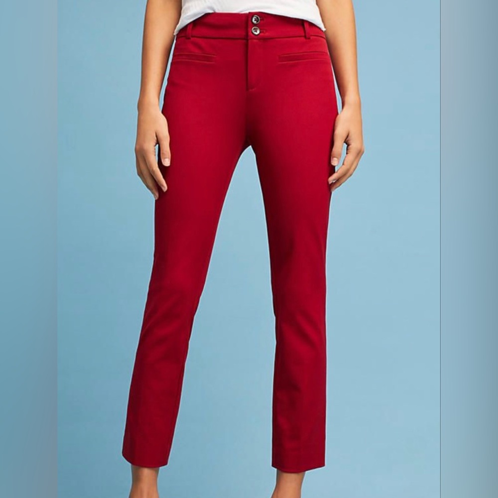 Anthropology essential slim ankle pants